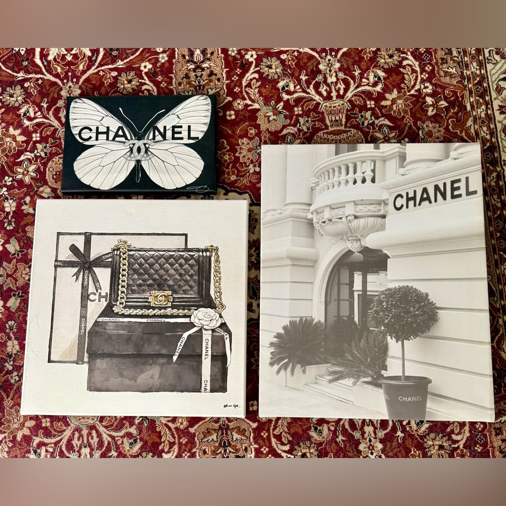3 canvas wrapped wall art prints